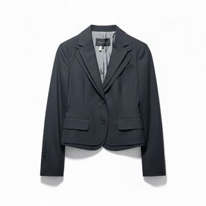 BCBGMaxAzria Nika Blazer BCBG Jacket Black Double Collar XS Extra Small NWT New